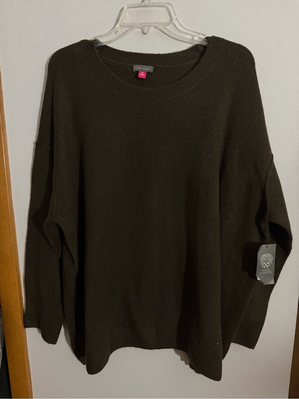 Vince Camuto Olive Crewneck Sweater